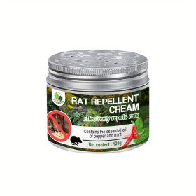 1pc Mouse Repellent Cream Suitable For Garden; Household; Yard; Extract Plant Essence Rat Repellent; 4.2oz