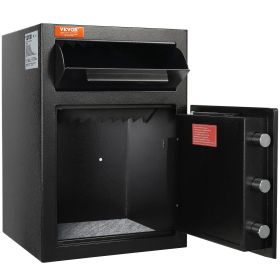 VEVOR 2.5 Cub Depository Safe, Deposit Safe with Drop Slot, Electronic Code Lock and 2 Emergency Keys