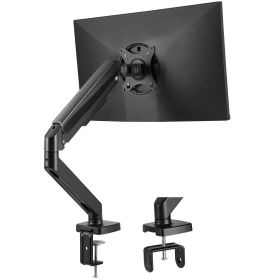 VEVOR Single Monitor Mount for 13"-32" Screens, Gas Spring Monitor Arm, Holds up to 20 lbs, Monitor Arm Desk Mount with C-Clamp/Grommet Mounting