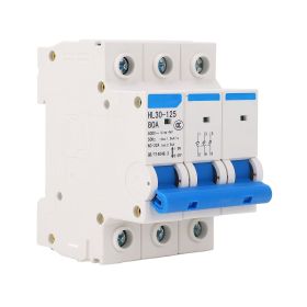 Disconnecting Switch Miniature Circuit Breaker PC Flame Retardant 3 Poles DIN Rail Mount Circuit Breaker 400V 80A (Option: as picture)