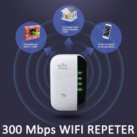 300M WiFi Repeater (Color: White)