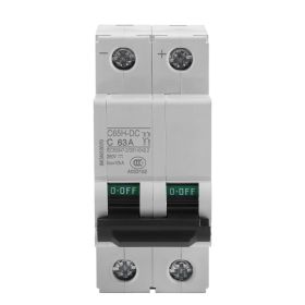 250V DC 2P Low voltage Miniature Air Circuit Breaker Solar Energy Switch (63A) (Option: 63A)