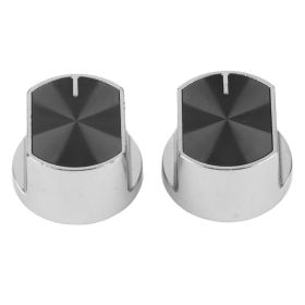 2pcs Universal Gas Stove Cooker Part Control Knobs Replacement Zinc Alloy Rotary Switch (Option: as picture)