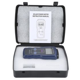 SM206 Digital Solar Power Meter Sun Light Radiation Measuring Testing Instrument (Option: as picture)