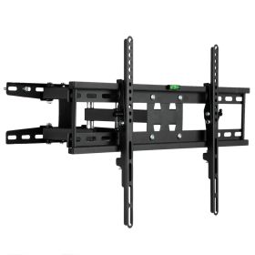 TMDS-204 32-70 Inch Double Pendulum Large Base TV Stand With A Load Capacity Of 50KG (Color: Black)