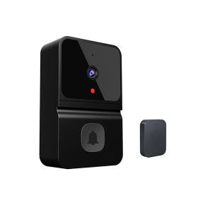 Smart Doorbell Wireless Video Doorbell Camera with 450P Night Vision (Type: Smart Doorbell, Color: Black)